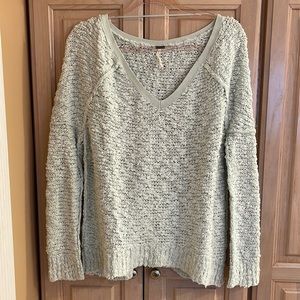 Free People knit v-neck sweater
